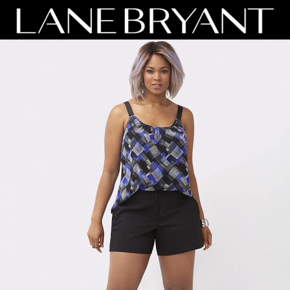 NWT Lane Bryant “The Lena” 9” Navy dress shorts